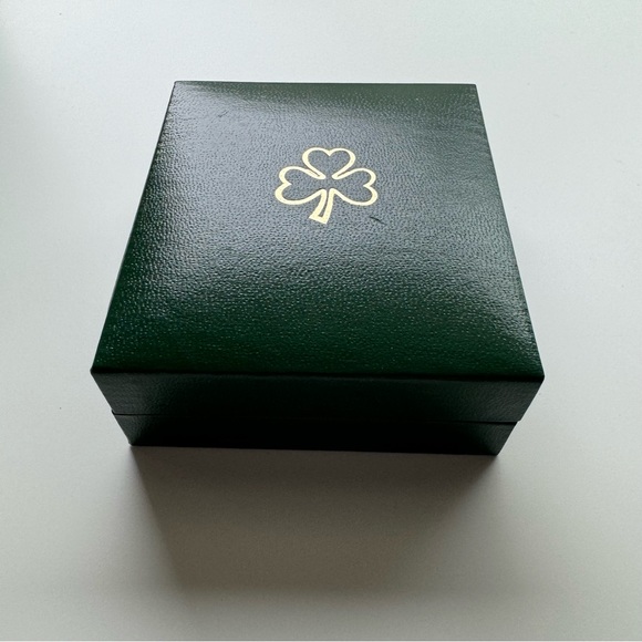 Connemara Marble Puffed Heart Silver Pendant - Picture 7 of 7